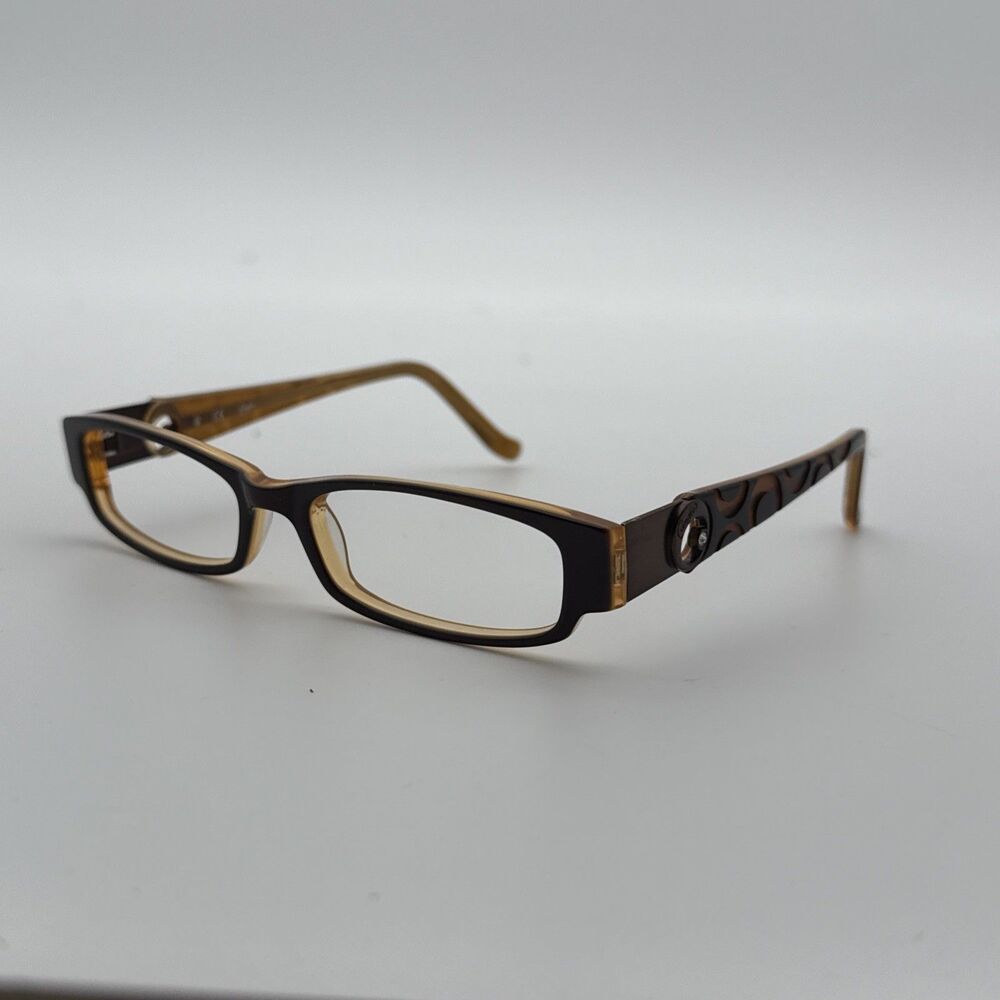Candie’s C LAURA BRN 50-16-135 Brown Plastic Full Rim Eyeglasses Frames ONLY